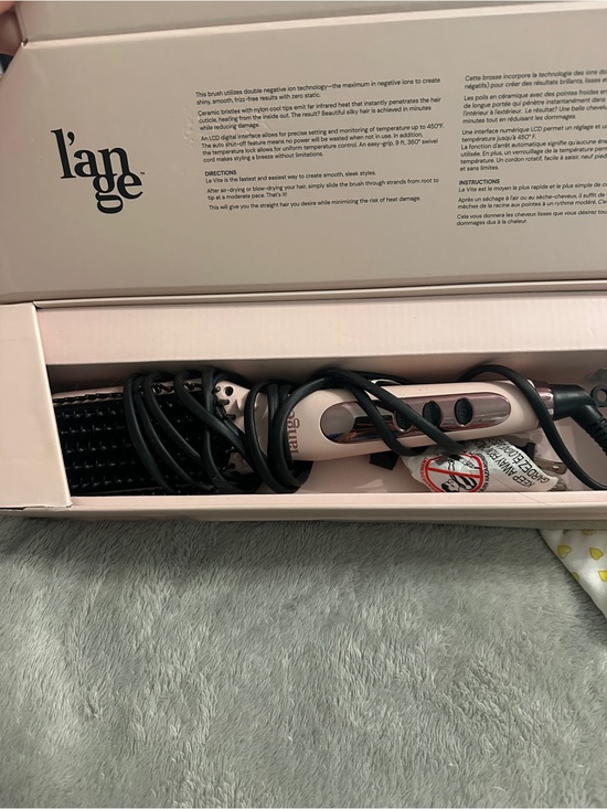 Lange Other - Lange Straightening Brush - Pink/Black